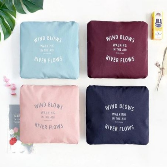 NEW Fold Travel Luggage Bag (Pink/Blue/Red/Navy) - Picture 5 of 8